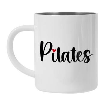 Pilates love, Mug Stainless steel double wall 300ml