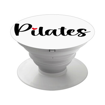 Pilates love, Phone Holders Stand  White Hand-held Mobile Phone Holder