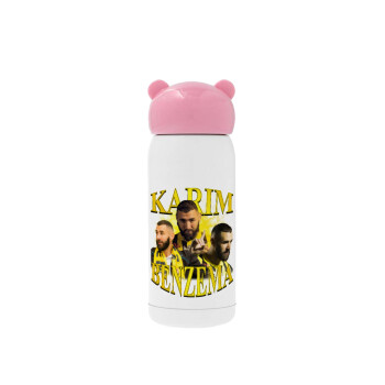 Karim Benzema, Pink stainless steel thermal flask, 320ml