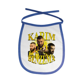 Karim Benzema, Σαλιάρα μωρού αλέκιαστη με κορδόνι Μπλε