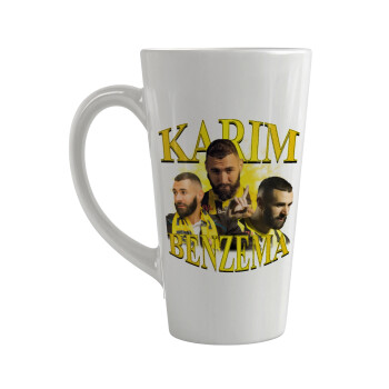 Karim Benzema, Κούπα κωνική Latte Μεγάλη, κεραμική, 450ml