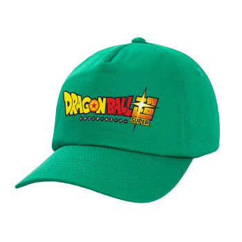 DragonBallZ, Καπέλο παιδικό Baseball, 100% Βαμβακερό Twill, Πράσινο (ΒΑΜΒΑΚΕΡΟ, ΠΑΙΔΙΚΟ, UNISEX, ONE SIZE)