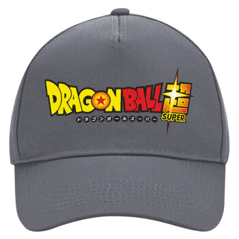 DragonBallZ, Ultimate Adult Hat Grey, (100% COTTON DRILL, ADULT, UNISEX, ONE SIZE)