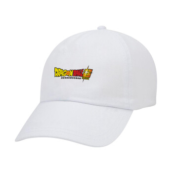 DragonBallZ, Adult Baseball Cap White 5-panel (POLYESTER, ADULT, UNISEX, ONE SIZE)