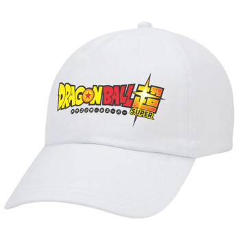 DragonBallZ, Adult Baseball Cap White 5-panel (POLYESTER, ADULT, UNISEX, ONE SIZE)