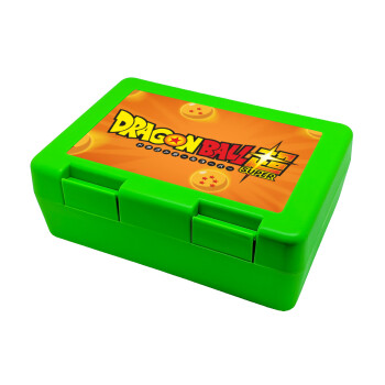 DragonBallZ, Children's cookie container GREEN 185x128x65mm (BPA free plastic)
