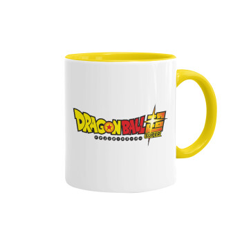 DragonBallZ, Κούπα χρωματιστή κίτρινη, κεραμική, 330ml