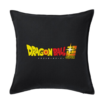 DragonBallZ, Sofa cushion black 50x50cm includes filling