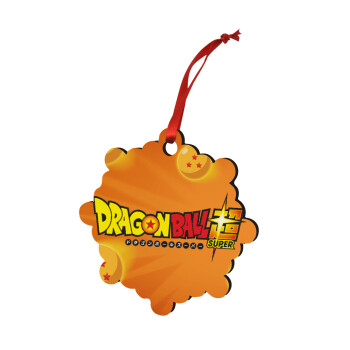 DragonBallZ, Christmas ornament snowflake wooden 7.5cm