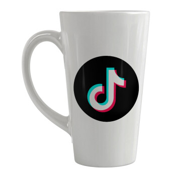 TikTok, Κούπα κωνική Latte Μεγάλη, κεραμική, 450ml