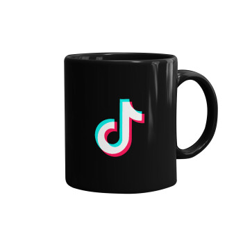 TikTok, Mug black, ceramic, 330ml