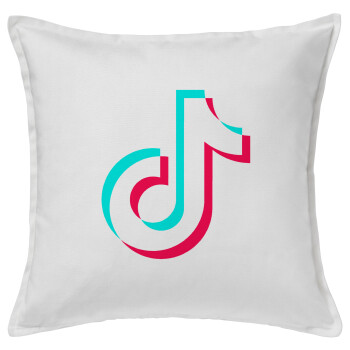 TikTok, Sofa cushion White 50x50cm includes filling