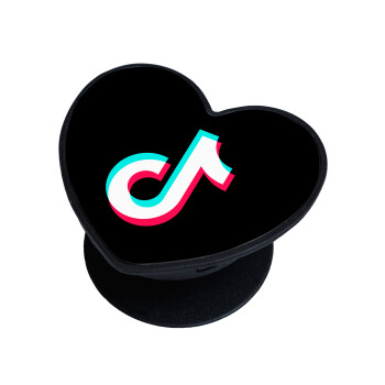 TikTok, Phone Holders Stand  καρδιά Μαύρο Βάση Στήριξης Κινητού στο Χέρι