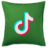 Sofa cushion Green 50x50cm includes filling