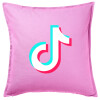 Sofa cushion Pink 50x50cm includes filling