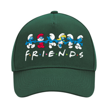 Friends Smurfs, Adult Ultimate Hat GREEN, (100% COTTON DRILL, ADULT, UNISEX, ONE SIZE)