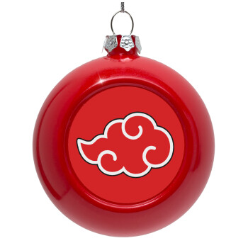 Naruto  Akatsuki Cloud, Red Christmas tree ornament bauble 8cm