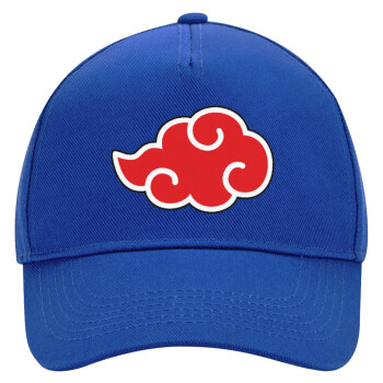 Naruto  Akatsuki Cloud, Ultimate Adult Hat BLUE, (100% COTTON DRILL, ADULT, UNISEX, ONE SIZE)