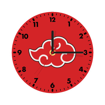 Naruto  Akatsuki Cloud, Wooden wall clock (20cm)