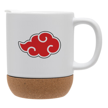 Naruto  Akatsuki Cloud, Ceramic coffee mug Cork (MAT), 330ml (1pcs)