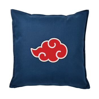 Naruto  Akatsuki Cloud, Sofa cushion Blue 50x50cm includes filling