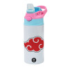 Children's hot water bottle, stainless steel, with safety straw, Pink/BlueCiel (360ml) BPA FREE