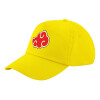 Child's Baseball Cap, 100% Cotton Twill, Yellow (COTTON, CHILD, UNISEX, ONE SIZE)