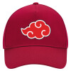 Adult Ultimate Hat RED, (100% COTTON DRILL, ADULT, UNISEX, ONE SIZE)