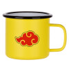 Metallic enamel MATT Yellow cup 360ml