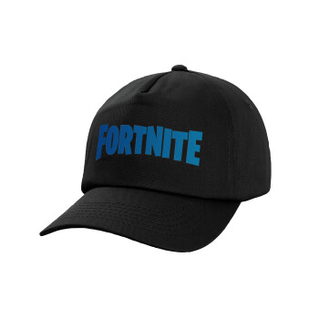 Fortnite Bus, Καπέλο παιδικό Baseball, 100% Βαμβακερό,  Μαύρο