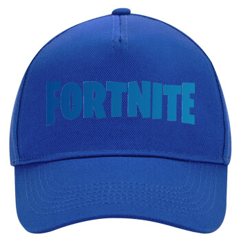 Fortnite Bus, Ultimate Adult Hat BLUE, (100% COTTON DRILL, ADULT, UNISEX, ONE SIZE)