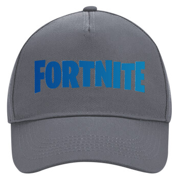 Fortnite Bus, Ultimate Adult Hat Grey, (100% COTTON DRILL, ADULT, UNISEX, ONE SIZE)