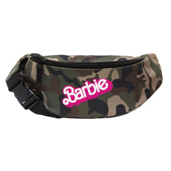 Barbie, Unisex waist bag (banana) in Jungle camouflage color with 2 pockets