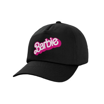 Barbie, Καπέλο παιδικό Baseball, 100% Βαμβακερό,  Μαύρο