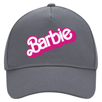 Barbie, Ultimate Adult Hat Grey, (100% COTTON DRILL, ADULT, UNISEX, ONE SIZE)