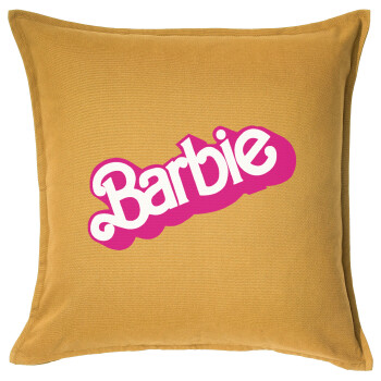 Barbie, Sofa cushion YELLOW 50x50cm includes filling