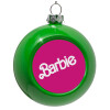 Green Christmas tree ornament bauble 8cm