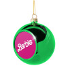 Green Christmas tree ornament ball 8cm