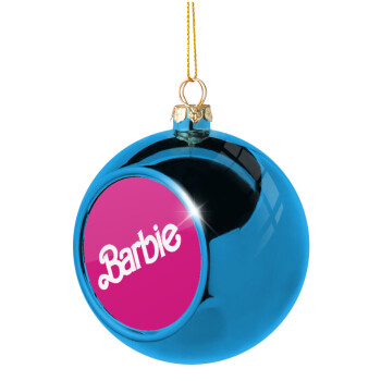 Barbie, Blue Christmas tree ball ornament 8cm