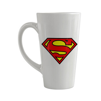 Superman vintage, Κούπα κωνική Latte Μεγάλη, κεραμική, 450ml