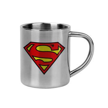 Superman vintage, Mug Stainless steel double wall 300ml