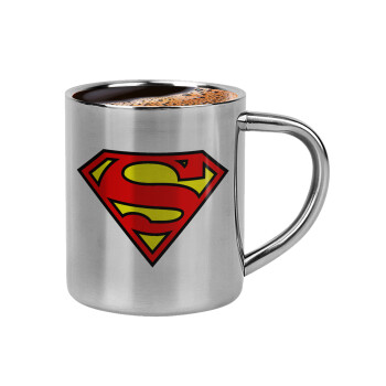 Superman vintage, Κουπάκι μεταλλικό διπλού τοιχώματος για espresso (220ml)