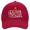 Adult Ultimate Hat RED, (100% COTTON DRILL, ADULT, UNISEX, ONE SIZE)