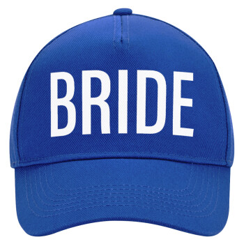 BRIDE, Ultimate Adult Hat BLUE, (100% COTTON DRILL, ADULT, UNISEX, ONE SIZE)