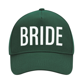 BRIDE, Adult Ultimate Hat GREEN, (100% COTTON DRILL, ADULT, UNISEX, ONE SIZE)