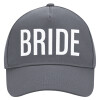 Ultimate Adult Hat Grey, (100% COTTON DRILL, ADULT, UNISEX, ONE SIZE)