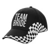 Adult Ultimate BLACK RACING Cap, (100% COTTON DRILL, ADULT, UNISEX, ONE SIZE)