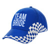 Adult Ultimate BLUE RACING Cap, (100% COTTON DRILL, ADULT, UNISEX, ONE SIZE)