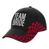 Adult Cap RACING Ultimate Black/Red, (100% COTTON DRILL, ADULT, UNISEX, ONE SIZE)