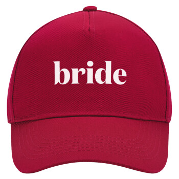 Bride display, Adult Ultimate Hat RED, (100% COTTON DRILL, ADULT, UNISEX, ONE SIZE)